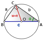 Длина медианы прямоугольного треугольника