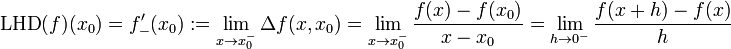\operatorname{LHD}(f)(x_0) = f