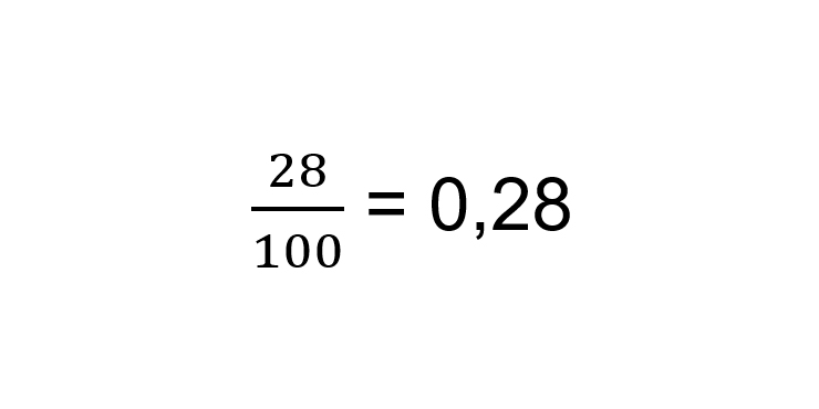 Как перевести обычную дробь в десятичную: отделите запятой столько цифр, сколько было нулей