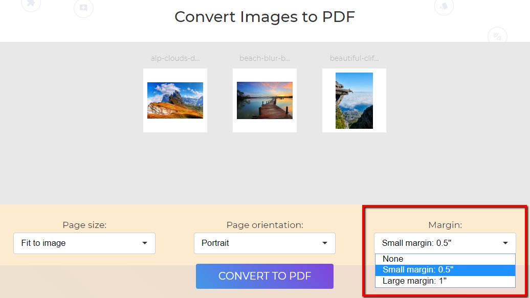 DeftPDF convert GIF to PDF