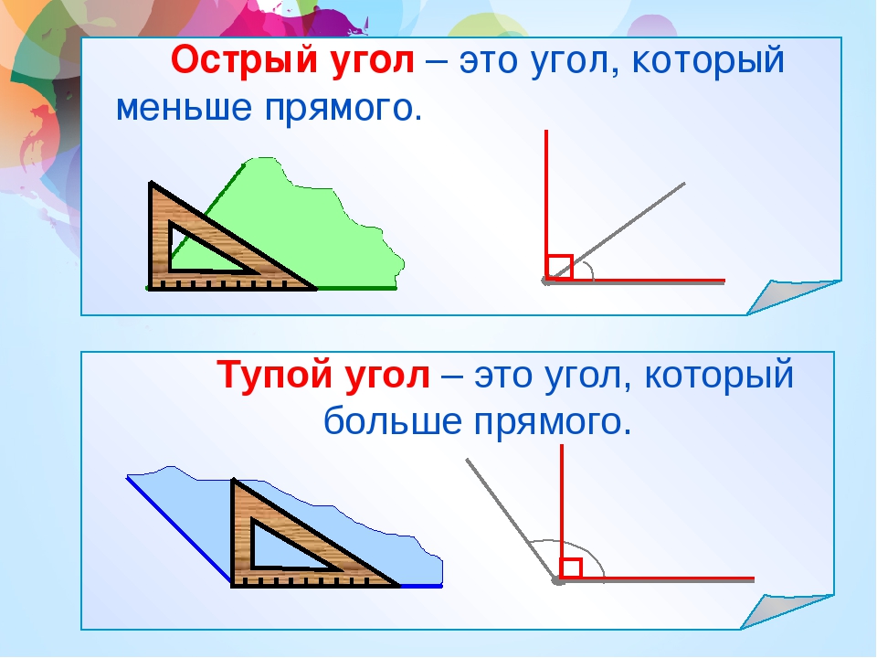 Выбери тупые углы. Правило тупого острого и прямого угла. Острый угол. Острый угол это угол который. Углы виды углов.