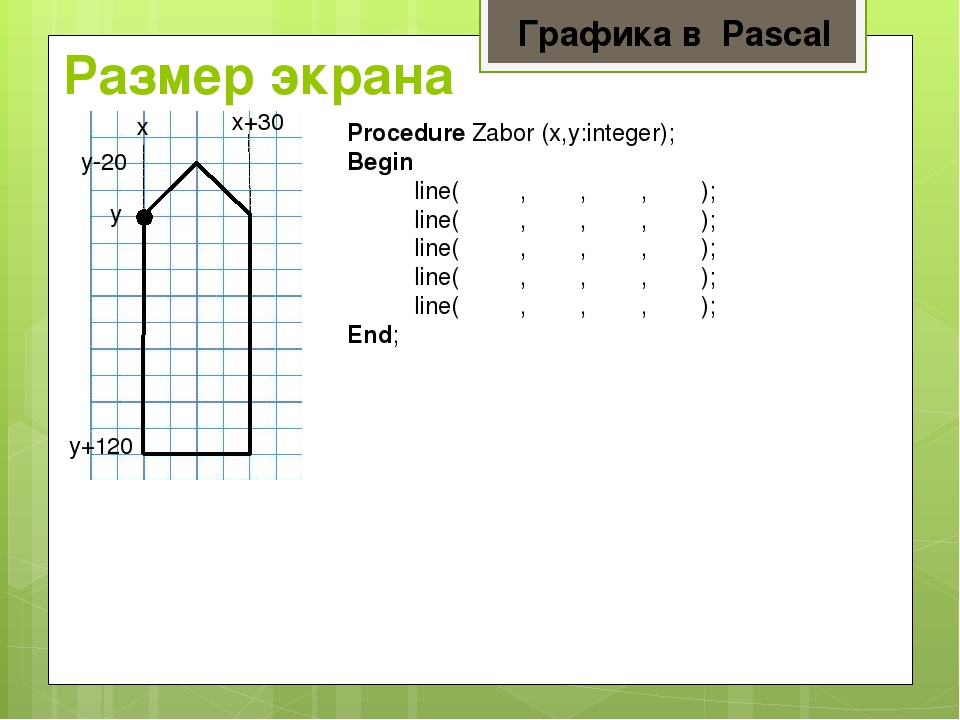 Как нарисовать ракету в паскале