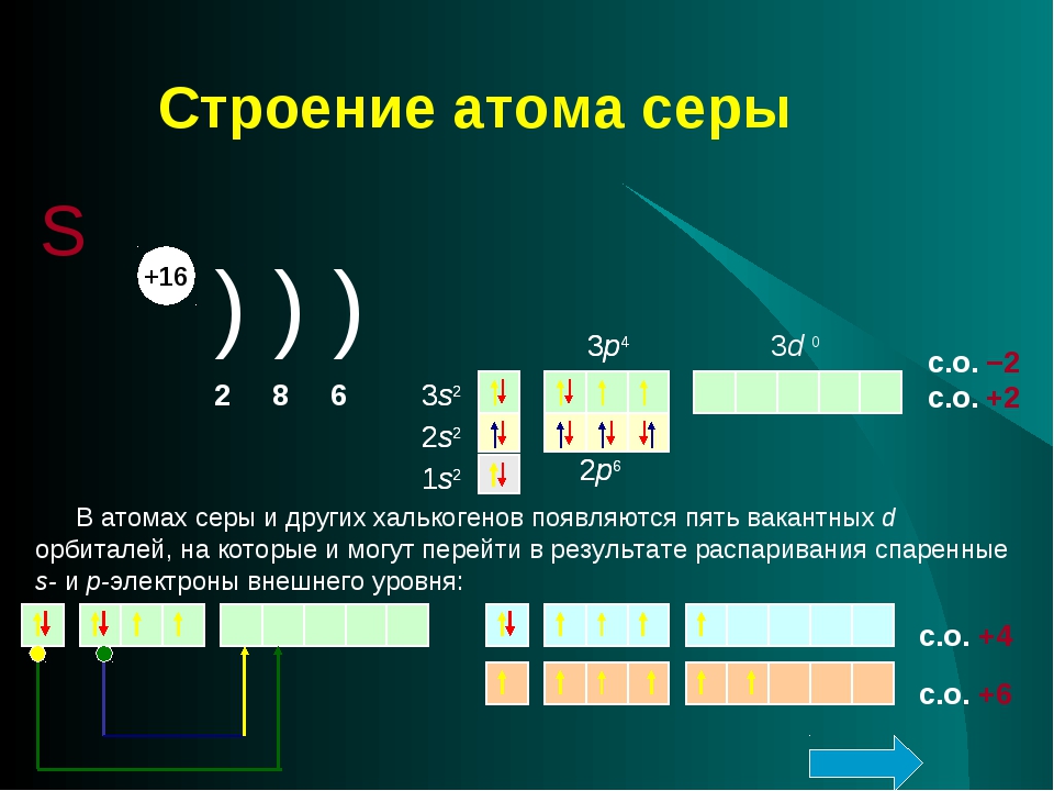 Электронная оболочка атома состоит из трех электронных