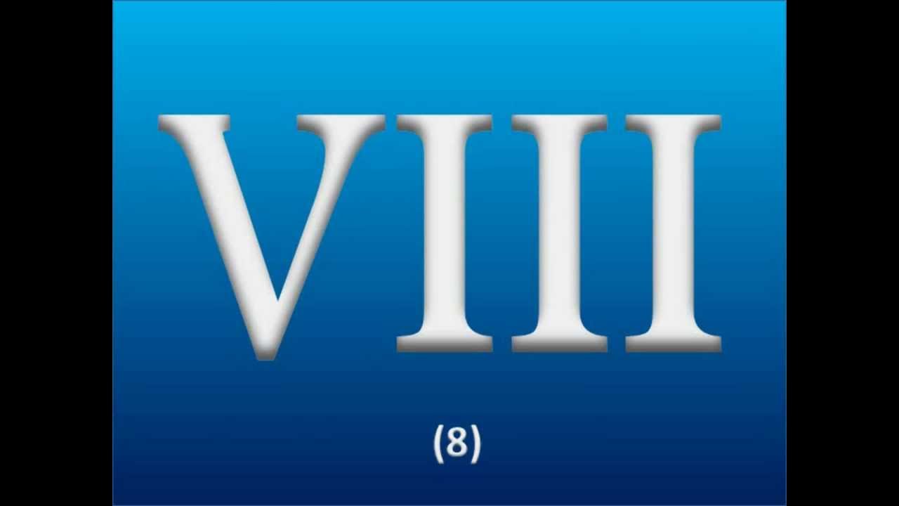 Римские от 1 до 20. Римские цифры. I II III IV.