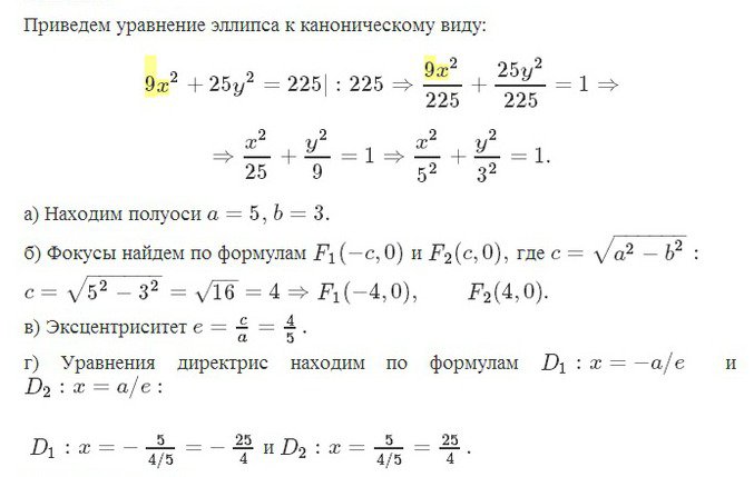 2 как построить эллипс зная размеры его большой и малой осей