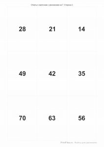 ΠΠ°ΡΡΠΎΡΠΊΠΈ Ρ ΠΎΡΠ²Π΅ΡΠ°ΠΌΠΈ Π½Π° ΡΠΌΠ½ΠΎΠΆΠ΅Π½ΠΈΠ΅ Π½Π° 7