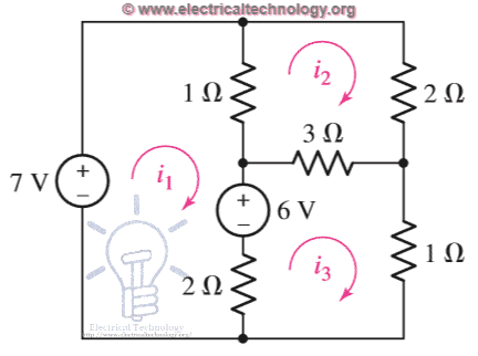 Solving Linear Electric circuit of 3 equations by Cramer