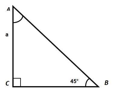 Прямоугольного треугольника равна 90 градусов. Угол 45 в прямоугольном треугольнике. Угол 45 градусов в прямоугольном треугольнике. Треугольник с углом 45 градусов. Прямоугольный треугольник 45 45 90.