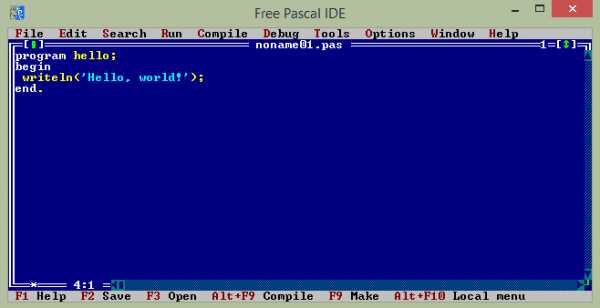 Программа для программирования паскаль